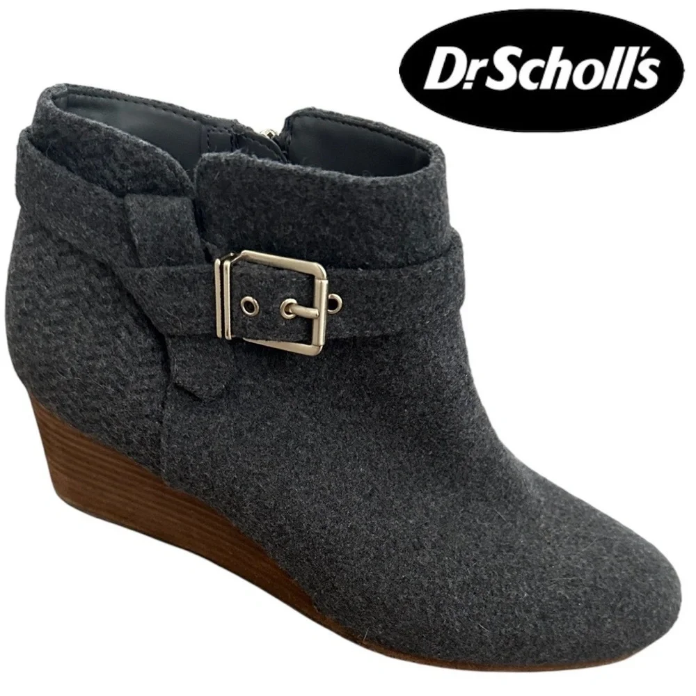 Dr. Scholl Foam Technology Darcy Wedge Booties women’s sz 8